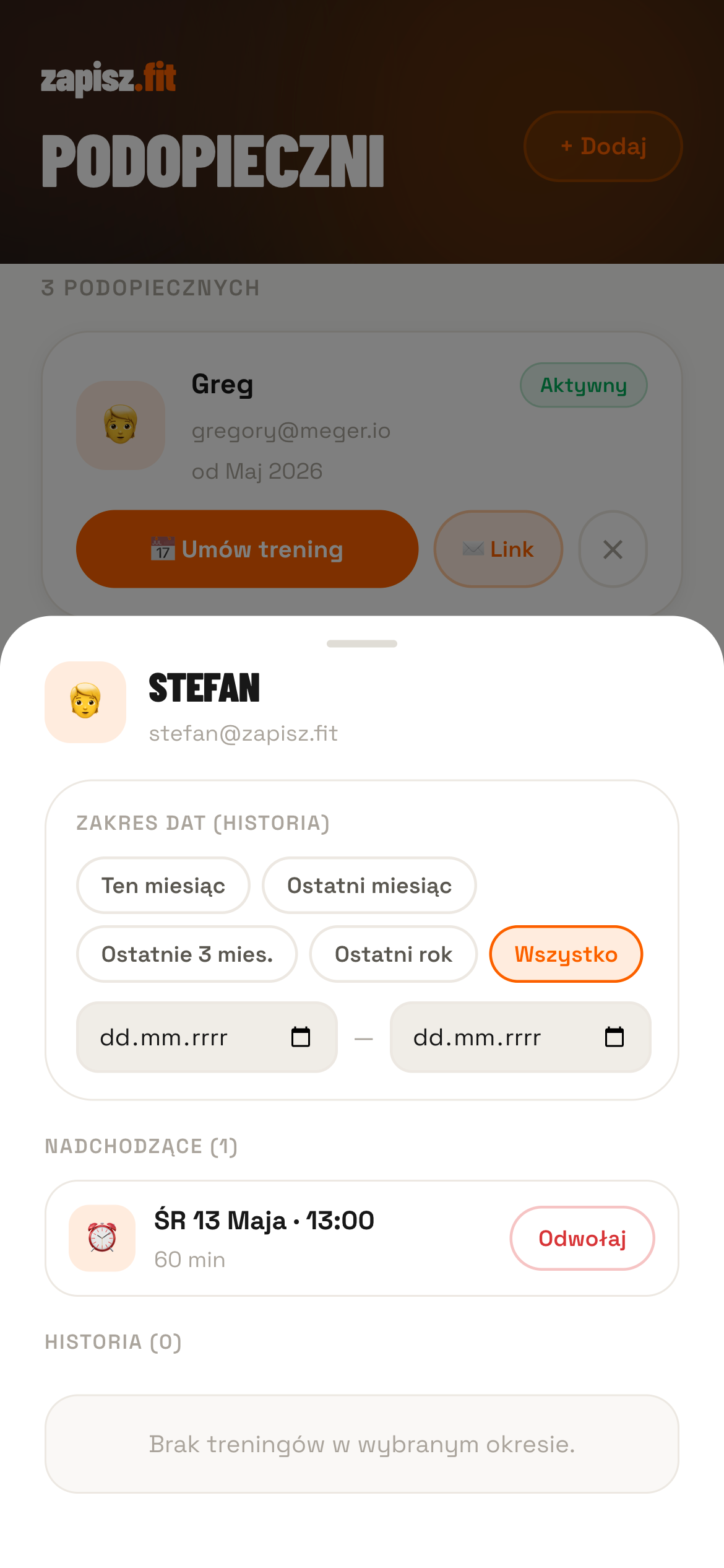 Lista klientów